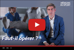 Vidéo traitement ligament croisé antérieur